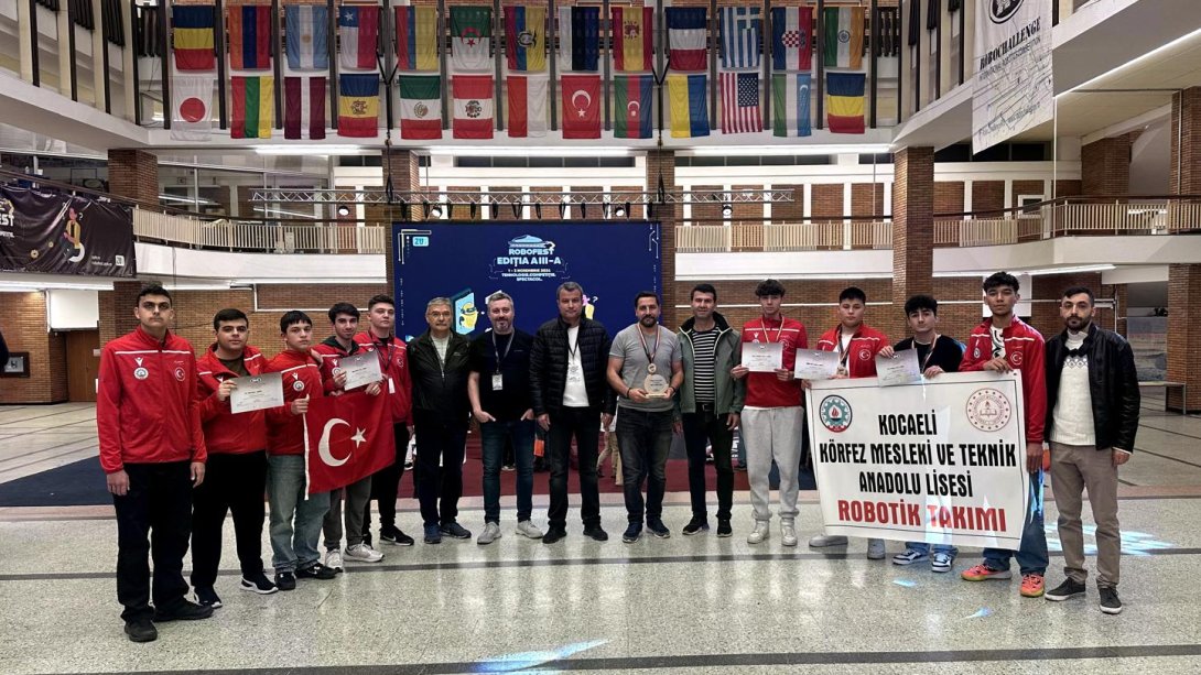 RoboChallange 2024' te Altın Madalya Gururu Kocaeli'nden